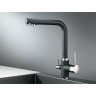 Комплект кухонный смеситель GRANULA GR-2015 чёрный + фильтр Granula 2015 CHEPHYII+AKC-002